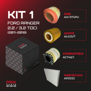 Kit 1 - Ford Ranger 2.2 / 3.2 TDCI (2011-2018)