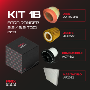 Kit 1B - Ford Ranger 2.2 / 3.2 TDCI 2019