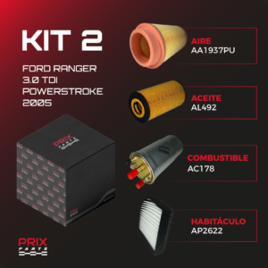 Kit 2 - Ford Ranger 3.0 TDI Powerstroke 2005