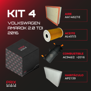 Kit 4 - Volkswagen Amarok 2.0 TDI 2016